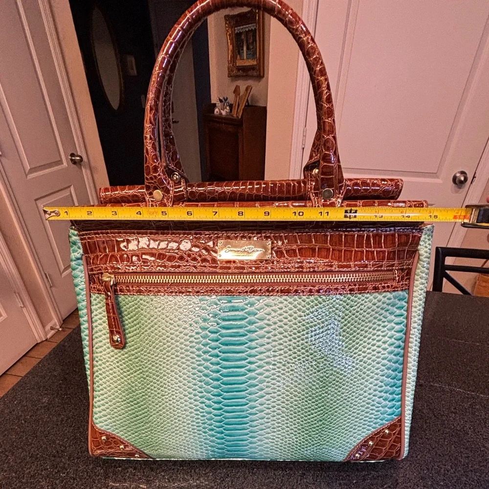 BeAuTiFuL Samantha Brown Large Travel Handbag! ❤️ - Picture 6 of 12